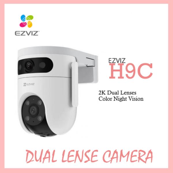EZVIZ H9C 3K Dual Lens 5MP + 5MP Pan And Tilt Smart Home Wifi Camera Waterproof Panoramic View with Two Way calling
